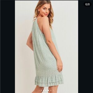 Beautiful floral green dress